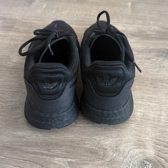 Adidas ZX 1K Boost Triple Black Sneakers - Picture 6 of 7